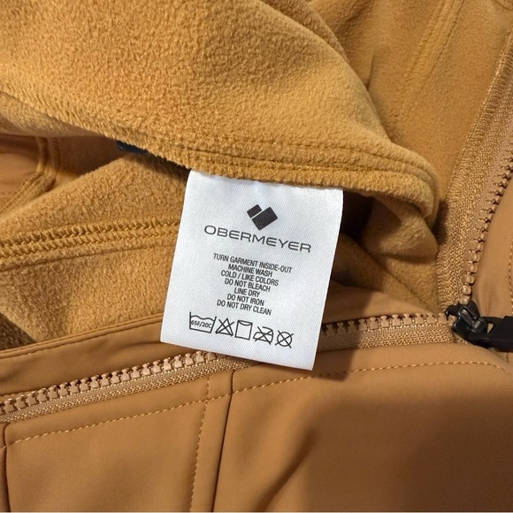 Obermeyer Jinks ITB Softshell Brown Sugar Ski Snowboard Women’s Pants Size 10 - Picture 11 of 16